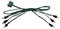 Kahlert Licht LED-Lichterkette, 3.5 V, schwarz, transparent Rulke069356
