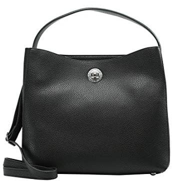 L.Credi Damen Carla Schultertasche Schwarz (schwarz)