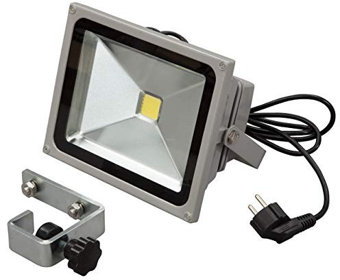 Vispronet LED-Strahler für Faltzelt, Weiß, Flexible Befestigung, 2700 Lumen, 30 W, 90-260 V