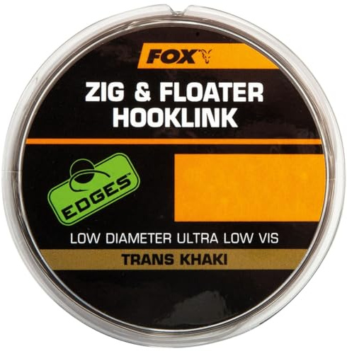 Fox Edges Zig And Floater Hooklink Trans Khaki
