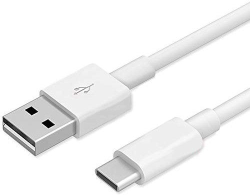 MOELECTRONIX USB 3.1 Typ C Kabel passend für LG G8S Thinq | PC Computer Type C Datenkabel Ladekabel |USB-C Weiß