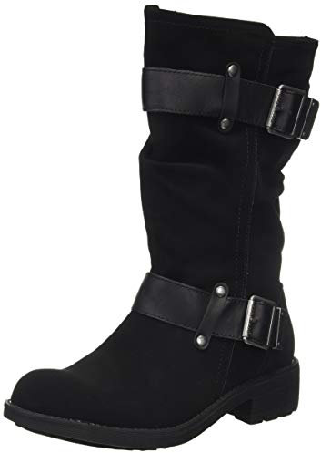 Rocket Dog Trumble, Stivali Biker Donna, Nero Opaco, 39 EU