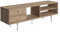 Marque Amazon - Movian Mika Meuble TV bas avec rangement, 140 x 35 x 45 cm, Large, Oak