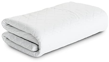 MSS e.K. Classic Matratzenbezug 140 x 200, Matratzen-Höhe 12-14cm, Matratzenhülle mit Reißverschluss und Karo-Steppmuster, Matratzenschutz aus weicher Mikrofaser, waschmaschinenfest 60°C