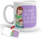 Kembilove Taza Desayuno para Madres – Tazas Originales Graciosas con Mensaje Tus abrazos son ese sitio al que siempre quiero volver – Taza de Café y Té para Madres para regalar el día de la madre