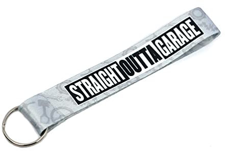 Streetculture STRAIGHT OUTTA GARAGE - Schlüsselband Lanyard Schlüsselanhänger Tuning Auto Werkstatt Zubehör