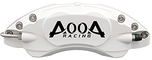 AOOA RACING Copertura per pinza freno bianco per diversi modelli di auto (set di 4)