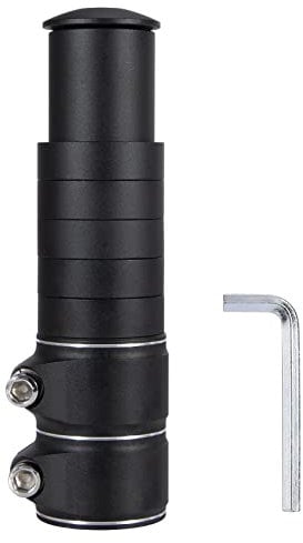 QIMEI-SHOP Fahrrad Vorbau Riser Höhenadapter Fahrrad Gabelschaft Extender für Radsport Bike Stem für 28.6mm 1 1/8 Mountainbike Rennrad MTB