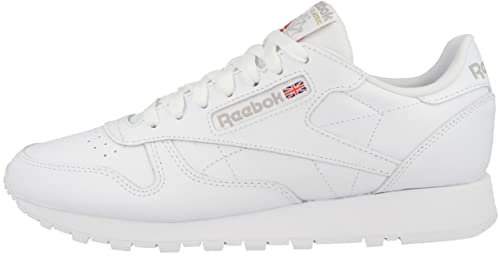 Reebok Unisex Classic Leather Sneaker,Ftwwht Ftwwht Pugry3,34 EU