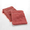 Douceur d'Intérieur, 2 Gants de Toilette (15 x 21 cm) Tendresse Terracotta, Eponge Unie