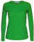 LessThanTenQuid Ladies Womens Plain Stretchy Long Sleeve Round Neck Top UK Sizes 8-24 (Jade Green, 8-10)