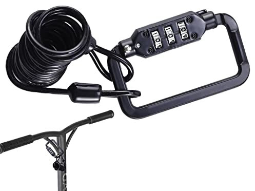 Fahrradschlösser, 1,2 m Spule, multifunktional, Universal-Diebstahlschutz-Kabelschloss für Helme, Zahlenkabelschloss zum Verschließen von Helmen, Fahrrad, Tasche,