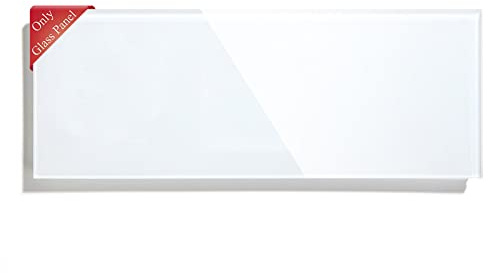 BSEED Rahmen Glasrahmen Panel für kundenspezifische Schalter Platte auf die Kundenwünsche abgestimmt Weiß 228mm