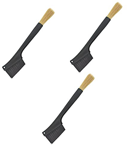 Baluue 3stücke Kaffeebürste Mit Doppelkopf Und Langem Griff Effektive Reinigung Für Espressomaschinen Und Kaffeemaschinen Für Zuhause Cafés Und Restaurants