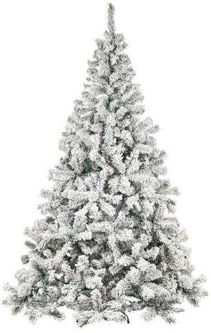 Nataland Albero di Natale Artificiale Verde Innevato Modello Trivor Altezza 240 Cm, Abete Super Folto con Effetto Realistico e Rami Con Aghi Anticaduta (Trivor, 240 cm)