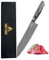 Twist forge Japanese chef knife, Chef knife 9 inch made from Damascus steel with unique Raindrop pattern, Professional Chef knife, (Charcoal)
