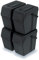 IMJ-Global Sortibox 3er-Set Mülleimer | Schwarz | stapelbar | Mülltrennung | Recycling | aus Kunststoff | 100 Liter (4 x 25 l) | für Innenräume