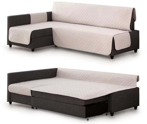 Milica Gepolsterter Bezug kompatibel mit IKEA Friheten Ecksofa | Waschbarer Schutz elegantem Design | Für Linke oder rechte Chaiselongue geeignet | Für Haustiere und Kinder geeignet | Farbe Elfenbein