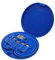 ZALUJMUS Multifunctional Data Cable Storage Box Adaptor for IOS Devices, USB-C and Micro-USB Devices Universal Data Transfer Cable (Blue)