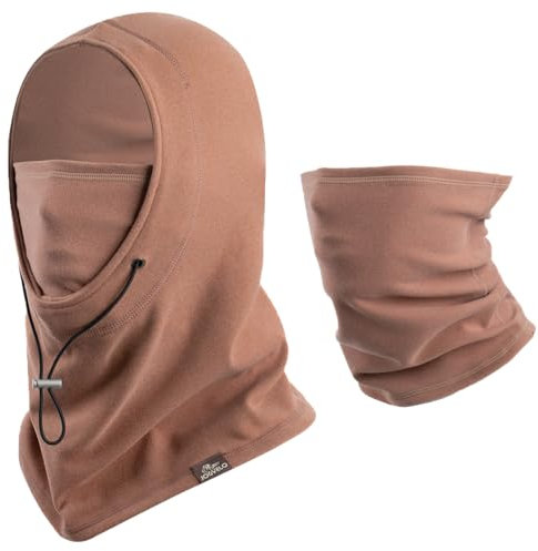 JOGVELO Winter Sturmhaube für Herren und Damen,Winddicht Thermo Balaclava Gesichtsmaske Skimaske für Outdoor Sports Radfahren, Skifahren, Motorrad, Fahrrad, Rosa