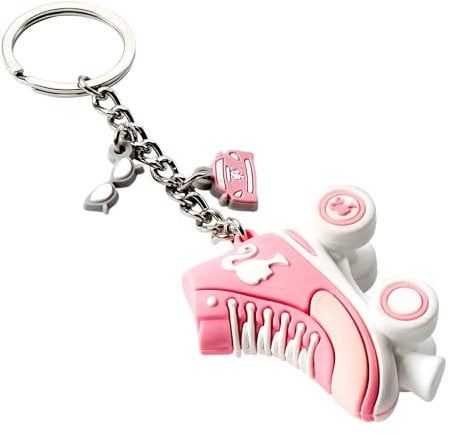 Barbie Rollschuh-Schlüsselanhänger von The Carat Shop, rose, One size