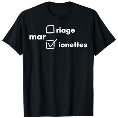 Marionettes Over Marriage Funny Marionettes Lovers T-Shirt
