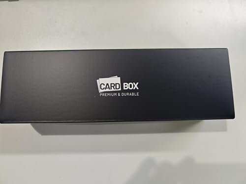 Fabmaker Sammelkarten-Aufbewahrungsbox, 3er-Pack, 1000 Stück, Karten-Aufbewahrungsbox mit Trennwänden und Etiketten, Karten-Organizer für YuGiOh MTG TCG Magic und Collection, Sammelkartenhalter für