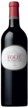 Folie de Chauvin - AOP Saint-Émilion Grand Cru - Vin Rouge - Millésime 2020-1 bouteille x 75cl