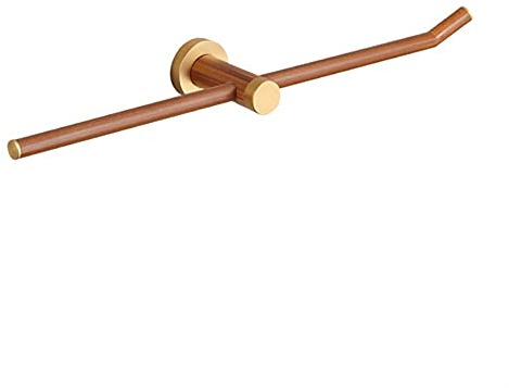 MEVZHH Porte-Serviettes Salle Den Porte-Serviettes En Bois, Mur de Toilettependu Des Deux Côtés Bar de Serviettes, Linge de Toilette Sèche-Linge Accessoires Den Imperméables Pour Salle Den Cuisine