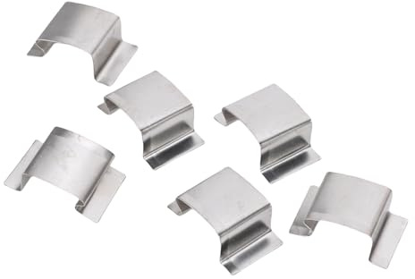 Riuulity Vidrio de Invernadero, Acero Inoxidable 50 PC Subgadora de Planta de Trepaporas Glasto G, Simple Instalación y Extracción, Almacenamiento Conveniente