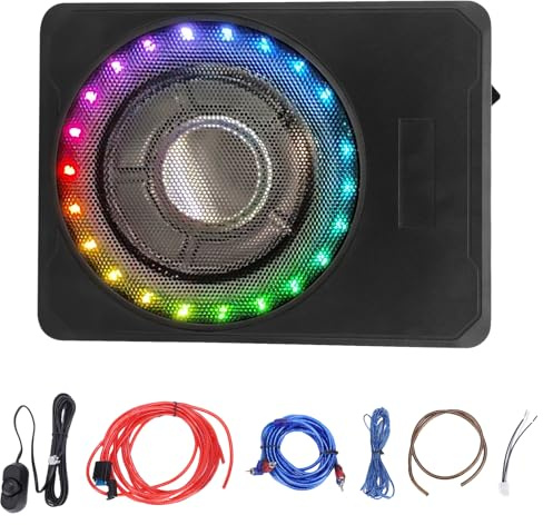 Tomvorks Schlankes Design, 10-Zoll-Subwoofer Unter Dem Sitz, Angenehme Musik für Unterwegs