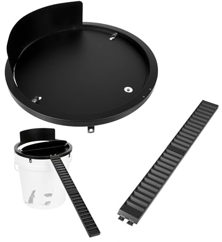Automatic Mouse Trap for 5 Gallon Bucket, High Steel Flip Lid Rat Trap - Reusable, Sanitary & Safe Indoor/Outdoor Rodent Trap for Home, Farm, Garage. No-Spring, Kid & Pet Safe