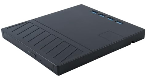 Ludom 7 in 1 USB 3.0 Type C CD/DVD/BD -/+RW Player Writer Reader, for Windows XP, 7, 8, 10, 11 Laptop Desktop