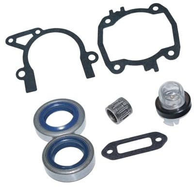 TS410 Zylinder-Kurbelgehäuse-Schalldämpferdichtungssatz, Öldichtung, Nadellager-Kit, passend for TS410, TS420, TS 410, 420 Trennschleifer, Ersatzteil
