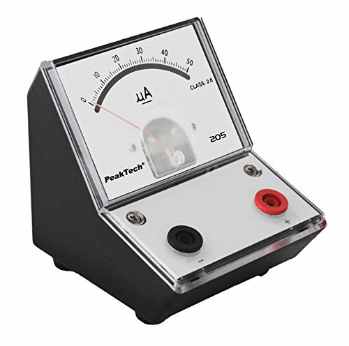 PeakTech P 205-01 Strommessgerät/ Amperemeter Analog/ Messgerät mit Spiegelskala 0 … 5mA DC