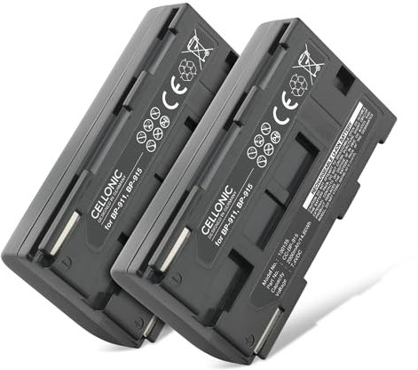 CELLONIC, Kamera-Akku kompatibel mit Canon XL1, XF100, XL2 (2000mAh) 2X