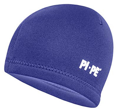 PI-PE Neopren-Haube Tauchhaube Haube 3 mm Surfen Schwimmen Triathlon Neoprenanzug Kopfhaube Herren Damen Warm, schwarz, S