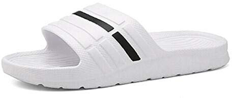 JOMIX Ciabatte Donna Estive Comode Ciabatte Mare Donna Ciabatte Gomma Donna Casa Piscina Spiaggia SD2000 (A Bianco, 40)