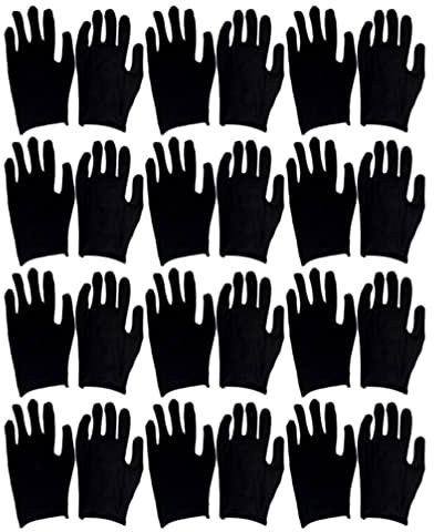 Milisten 12 Paare Sicherheitshandschuhe Neurodermitis Handschuhe Hand Spa Handschuhe Baumwollhandschuhe Kinder Einweg Baumwollhandschuhe Dünne Schutz Gemütlich Arbeit