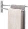 KES Portasciugamani Girevole SUS304 Portasciugamani da Bagno in Acciaio Inox con 2 Barre Girevoli Finitura Spazzolata a Parete, A2102S2-2