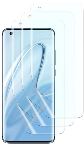 FWang 3 pellicole in TPU compatibile con Xiaomi Mi 10/Mi 10 Pro,supporto per impronte digitali,resistente ai graffi,senza bolle,HD Pellicola protettiva