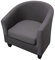 Highdi Sesselschoner Sesselüberwurf mit Elastisch Stretch Husse 2 Stück, Club Chair Schonbezug Sofabezug mit hoher Dehnung Sessel für Loungesessel Cocktailsessel (einfarbig dunkelgrau)