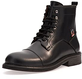Guess Arco Lace Up, Stivaletto Uomo, Black, 40 EU