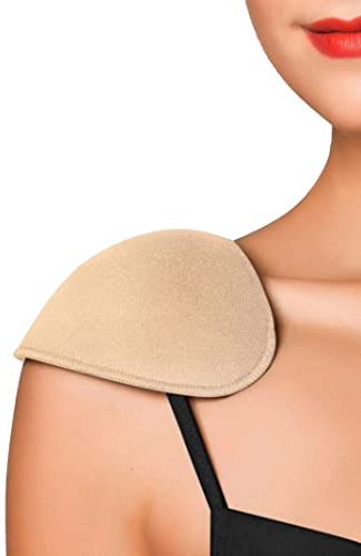 MAVURA SCHULTOX Schulterpolster Set Schulter Polster Schulterpads Schulter Push-Up Pads Schulterverstärker selbsthaftend selbstklebend Silikon rutschfest [2er Set]
