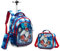 HTgroce mochila con ruedas niño, fútbol mochila ruedas niño, mochilas escolares con ruedas 8 años