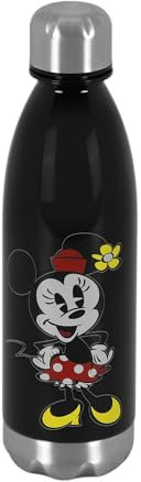 Disney Minnie Mouse Face-Bouteille Tritan, Multicolore, 7,5 x 25cm, Capacité 0,7 L