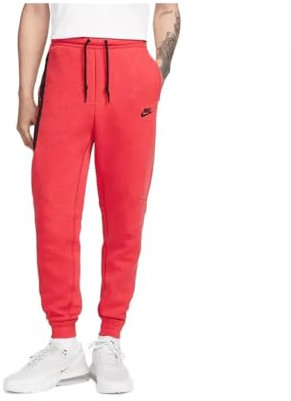 Nike Herren Trainingshose Tech Fleece, Lt Univ Red Htr/Black, FB8002-672, XS