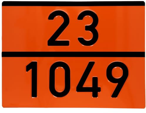 ADR Tafel Orange 231049 Gefahrgut Warnschild LKW Lagerung Transport GGVS 400x300