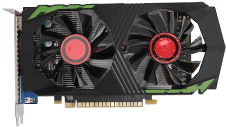 GTX 750TI Graphics Card, 128Bit GDDR5 850/3800MHz, PCI Express 2.0 Gaming GPU Graphics Card, HDMI VGA DVI with Dual Fan for Office and PC Gaming