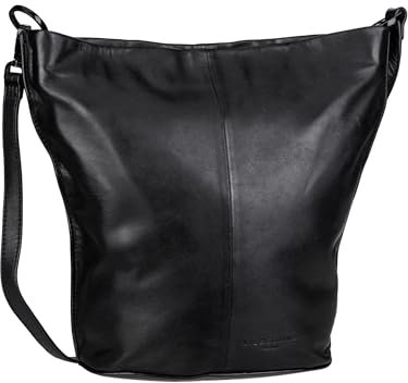 LIEBESKIND BERLIN Hera Sheep Natural Hobo Bag M Black